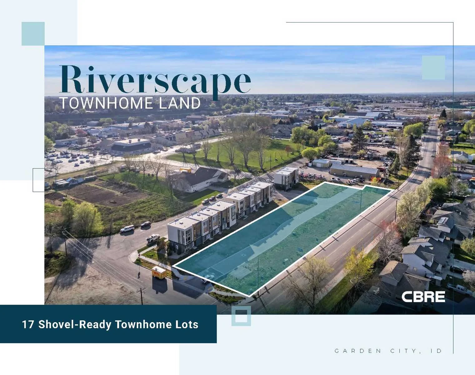 Riverscape Townhome Land - land for sale in garden city, ID