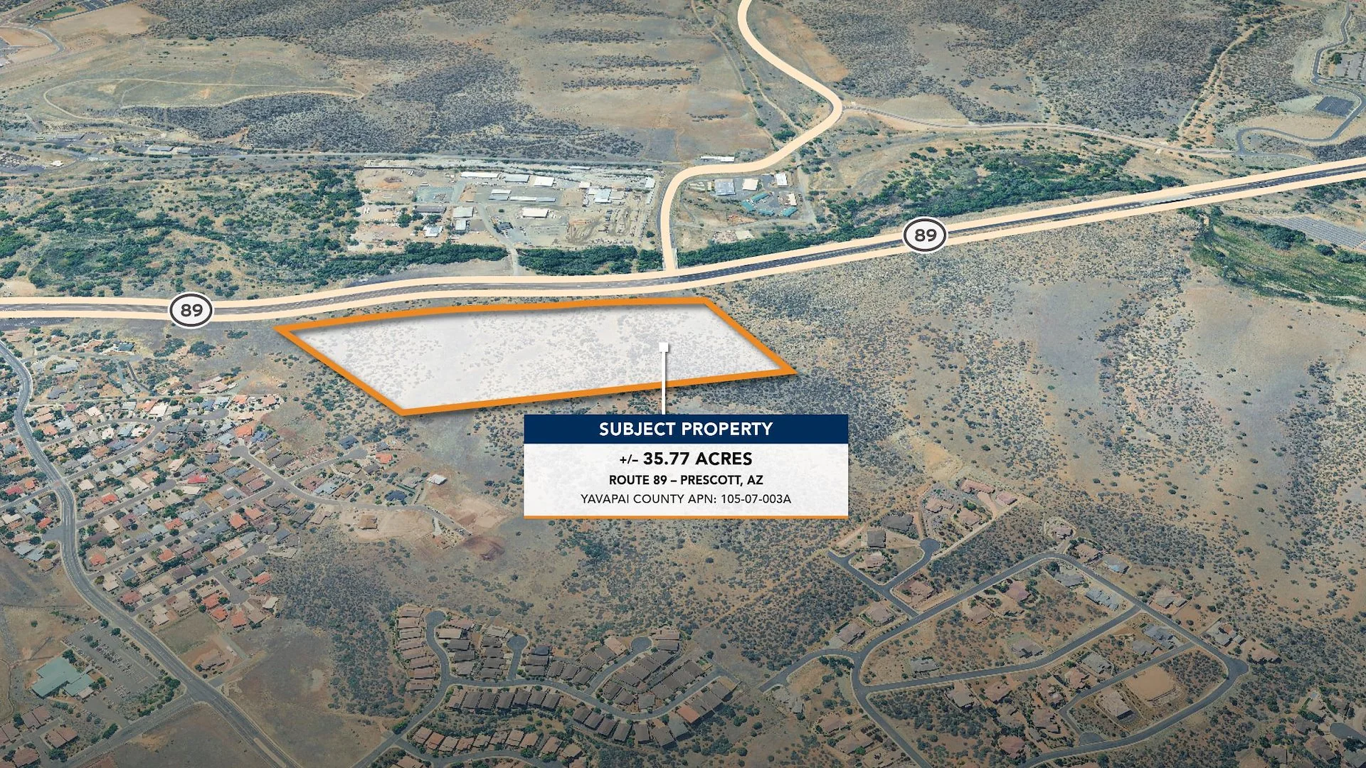 35.77 Acres On Rt 89 — Sale in Prescott, AZ, photo 1 of 3