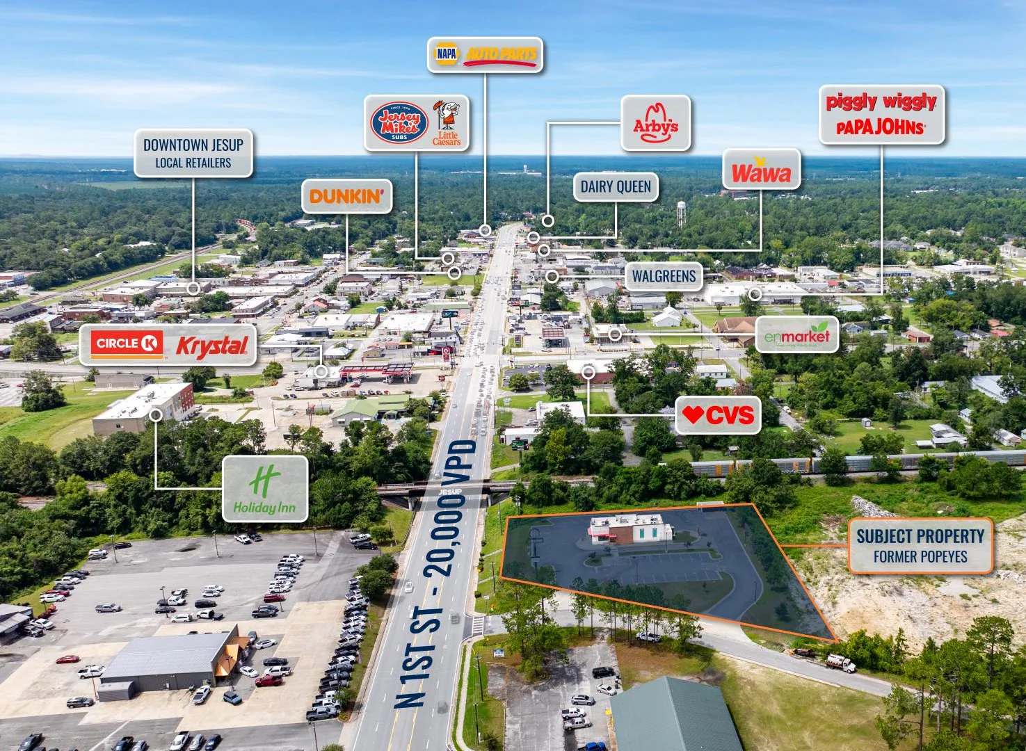 Former Popeyes - Jesup GA — Sale in Jesup, GA, photo 3 of 3