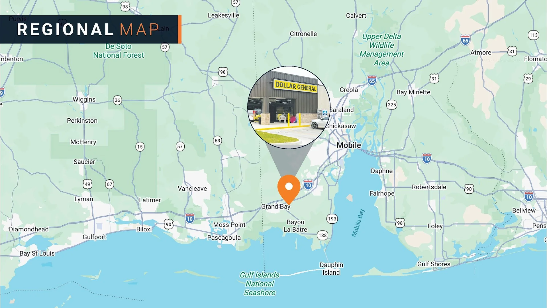 Dollar General | NNN | Low Price Point — Sale in Grand Bay, AL, photo 2 of 3