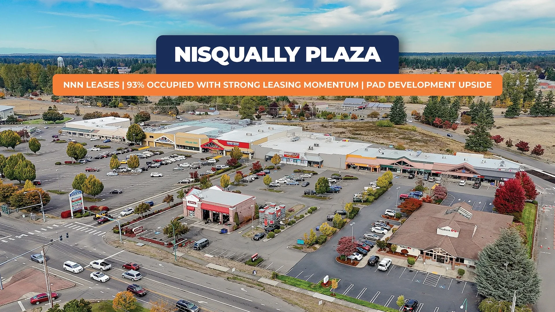 Nisqually Plaza | Dominant Grocery Anchored Center w/… — Sale in Yelm, WA, photo 1 of 3