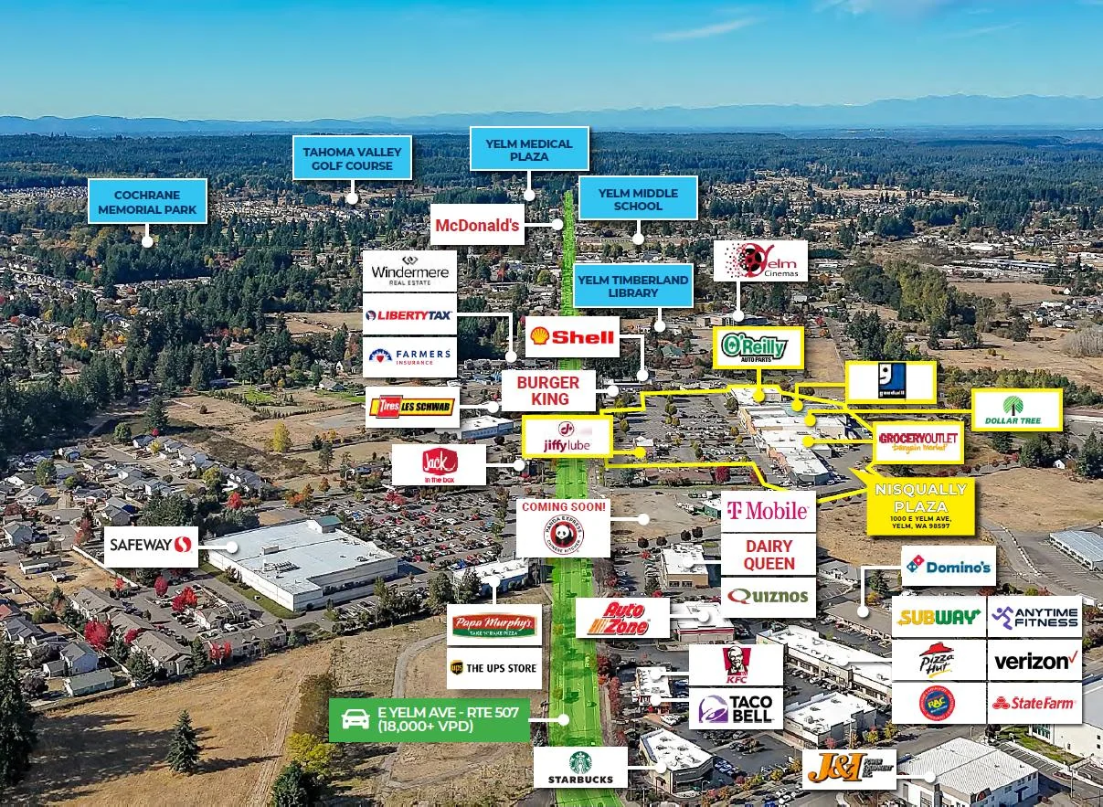 Nisqually Plaza | Dominant Grocery Anchored Center w/… — Sale in Yelm, WA, photo 2 of 3