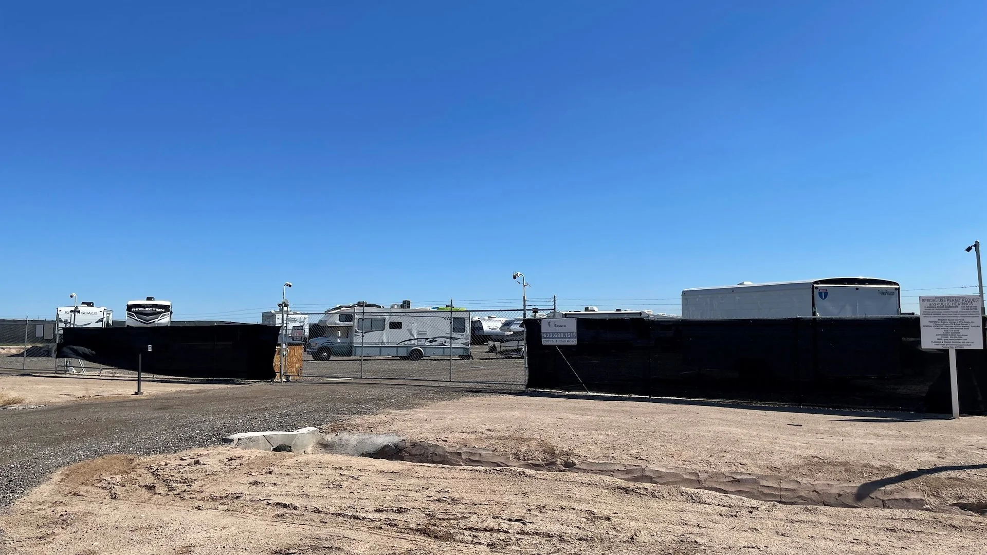 Secure RV and Boat Storage — Sale in Buckeye, AZ, photo 2 of 2