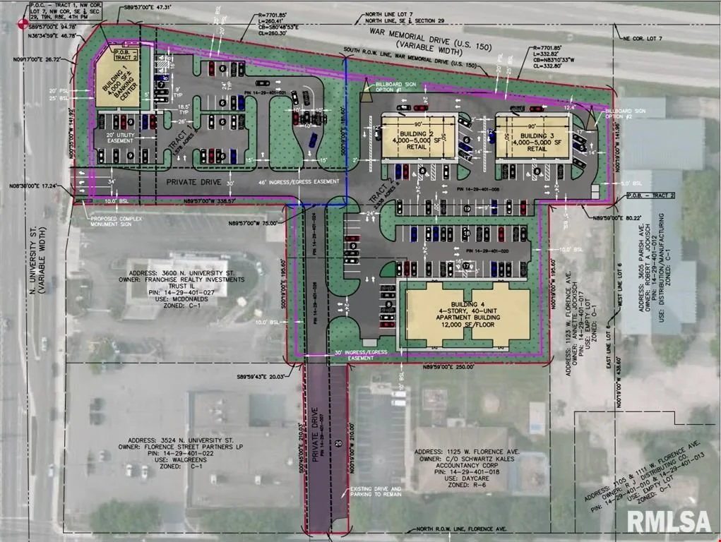 3624 N University St - Lot 2 — Sale in Peoria, IL, photo 1 of 8