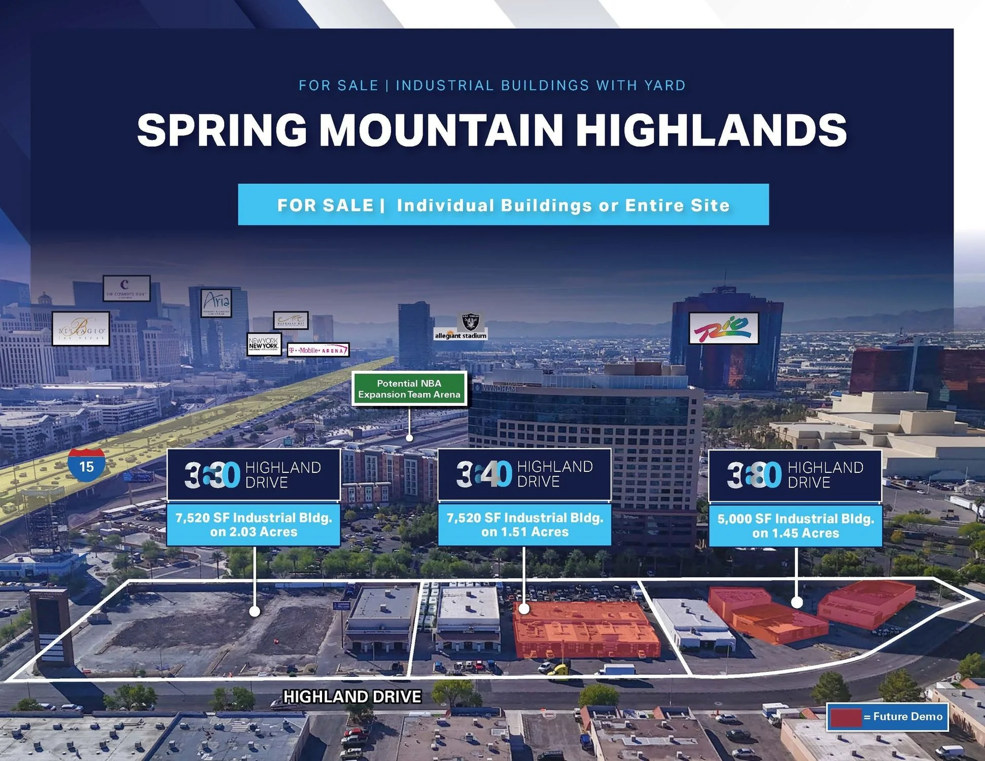 ±20,540 SF Industrial Bldg. on 4.99 AC - Spring… — Sale in Las Vegas, NV, photo 1 of 8
