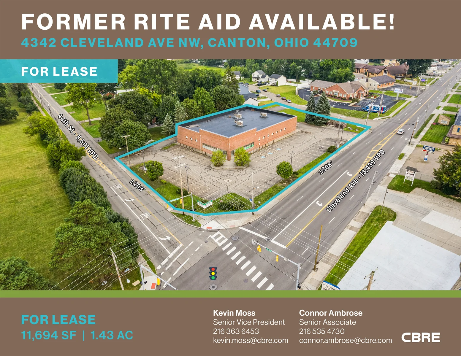 Former Rite Aid Available! — Lease in Canton, OH, photo 1 of 4