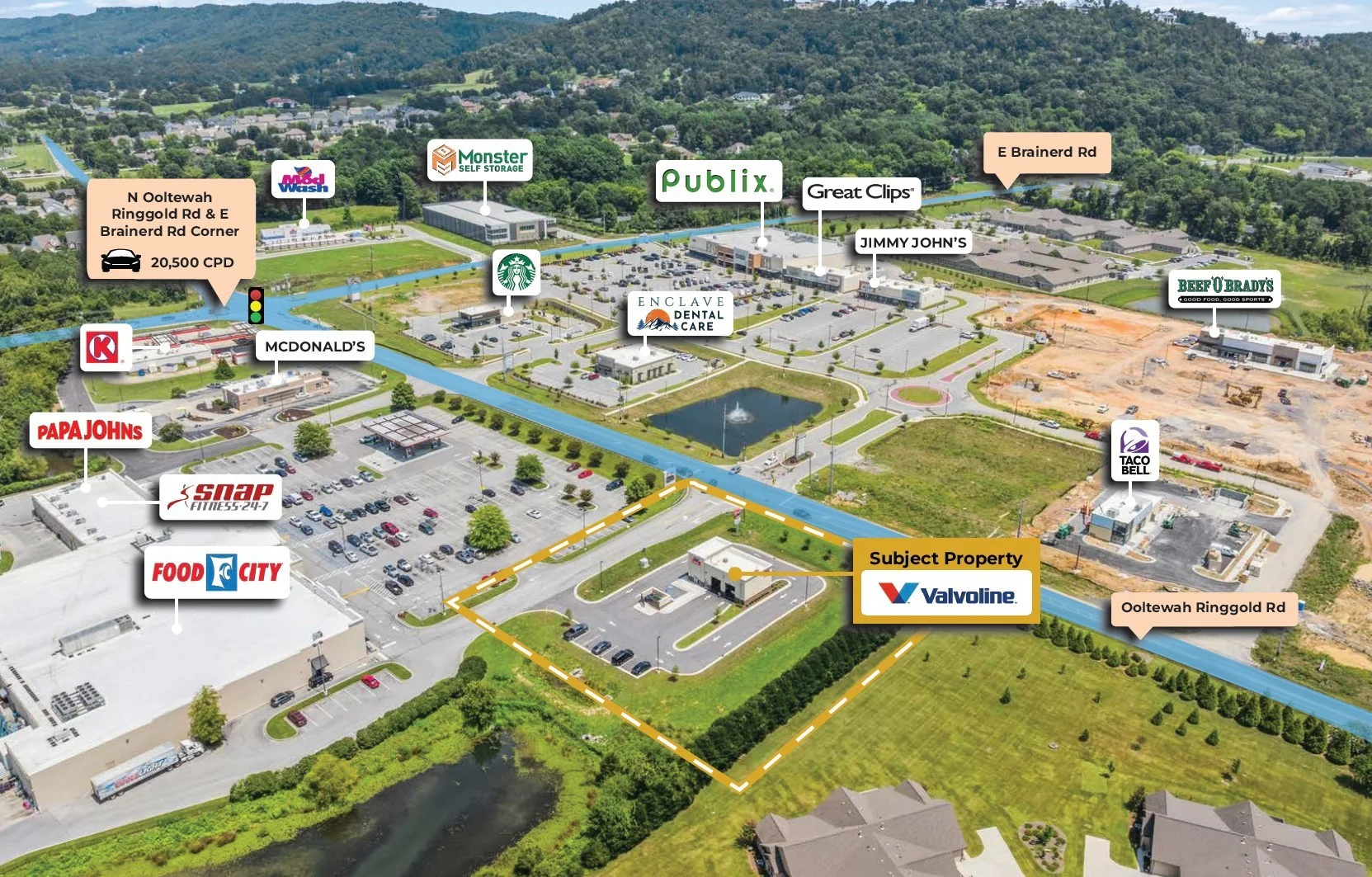 Valvoline Ground Lease | Corporate Guaranty (NYSE:… — Sale in Ooltewah, TN, photo 2 of 4