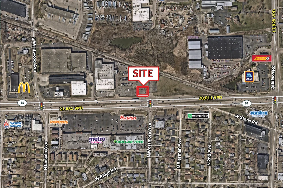 Land in Addison, IL — Lease in Addison, IL, photo 1 of 2