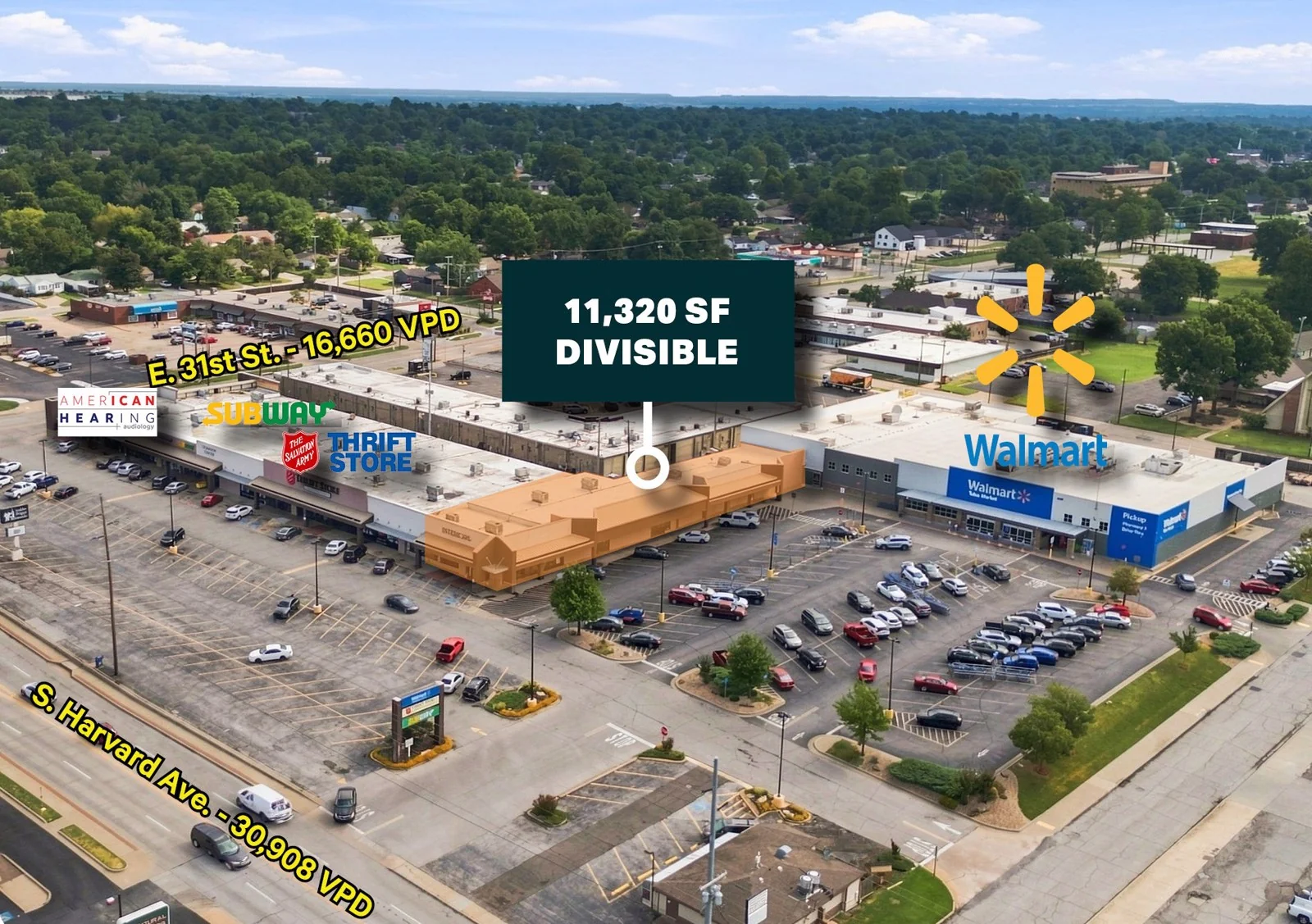 Ranch Acres Shopping Center - retail for sale in tulsa, OK