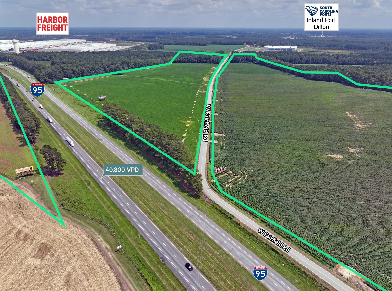 Land in Dillon, SC — Sale in Dillon, SC, photo 1 of 3