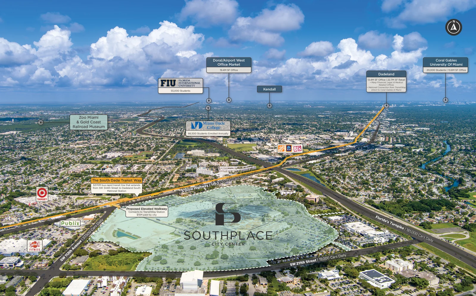 SouthPlace City Center - mixed use for sale in cutler bay, FL