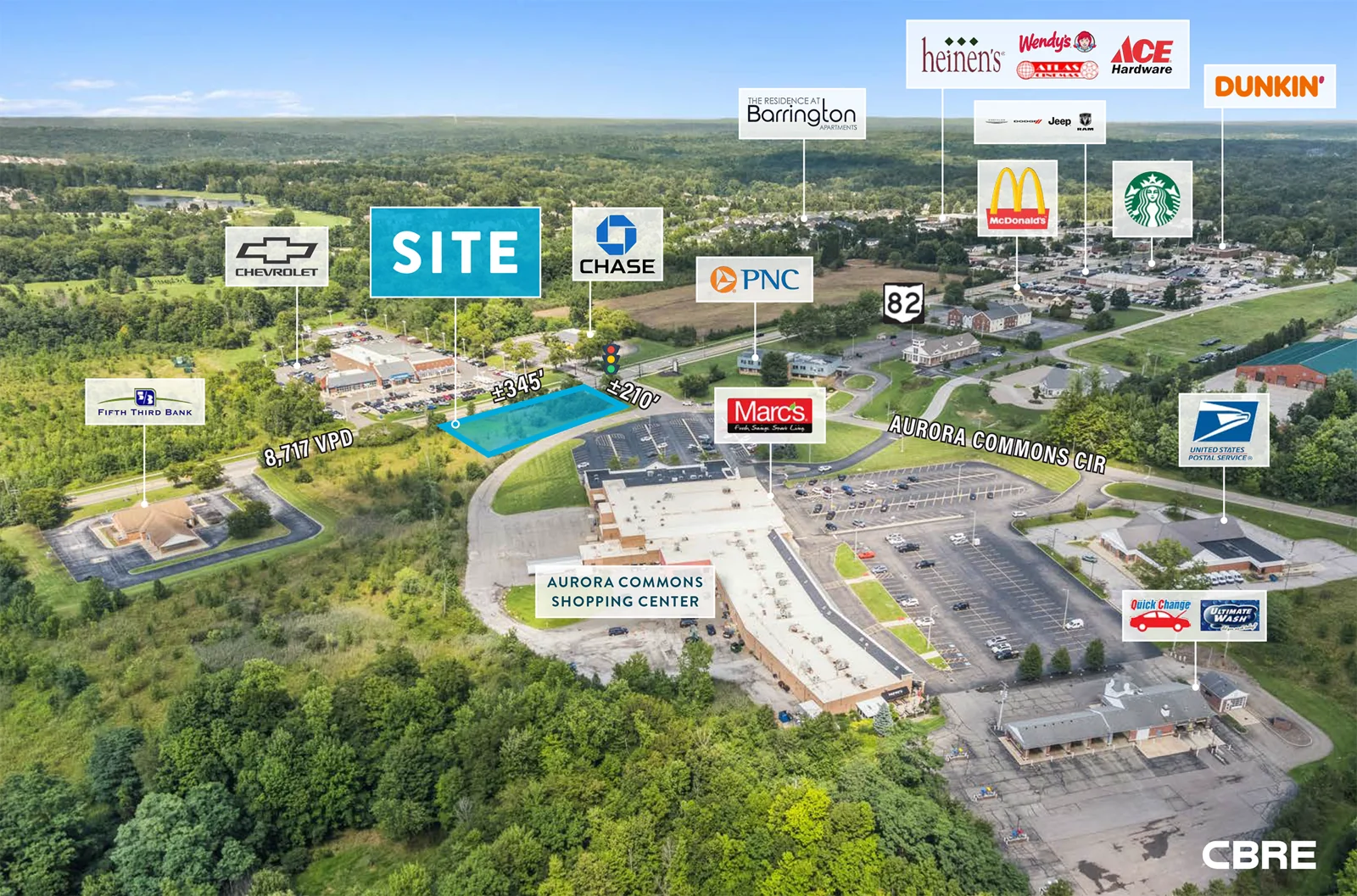1.71 AC Development Outlot at Aurora Commons — Sale in Aurora, OH, photo 3 of 5