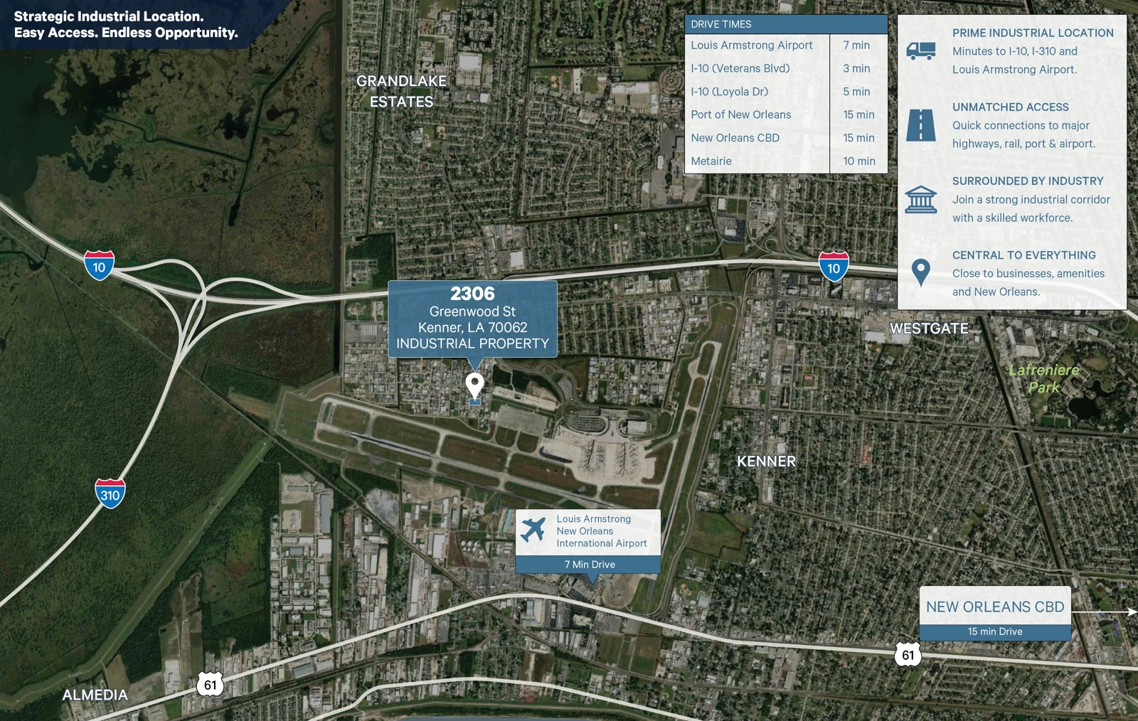 Industrial in Kenner, LA — Sale in Kenner, LA, photo 2 of 3