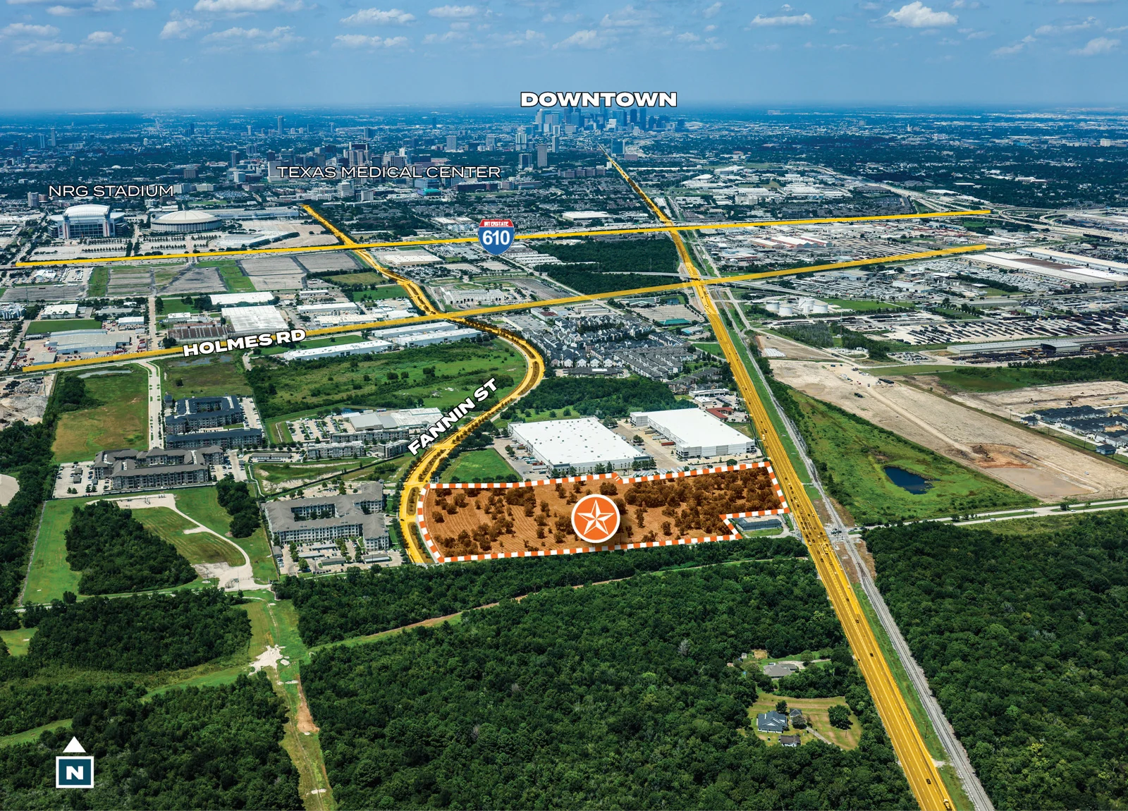 17.46 Acres Fannin St. @ Feldman St. — Sale in Houston, TX, photo 1 of 3