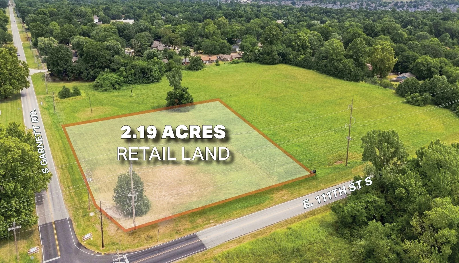 111th & Garnett Commercial Land - land for sale in broken arrow, OK