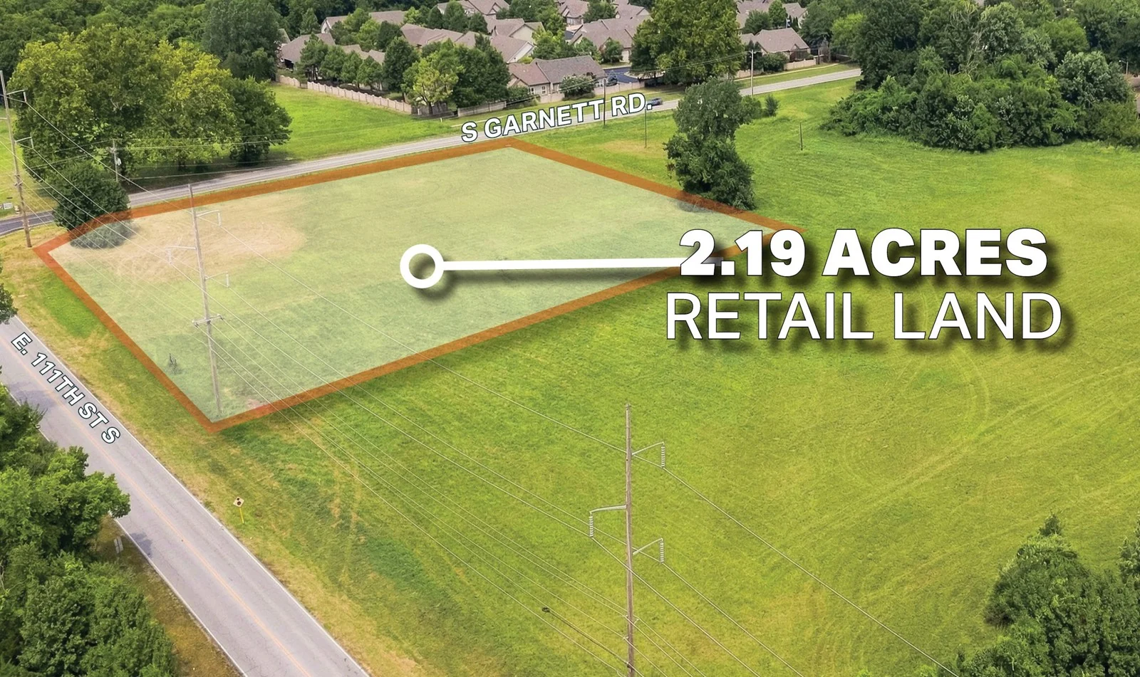 111th & Garnett Commercial Land — Sale in Broken Arrow, OK, photo 2 of 2