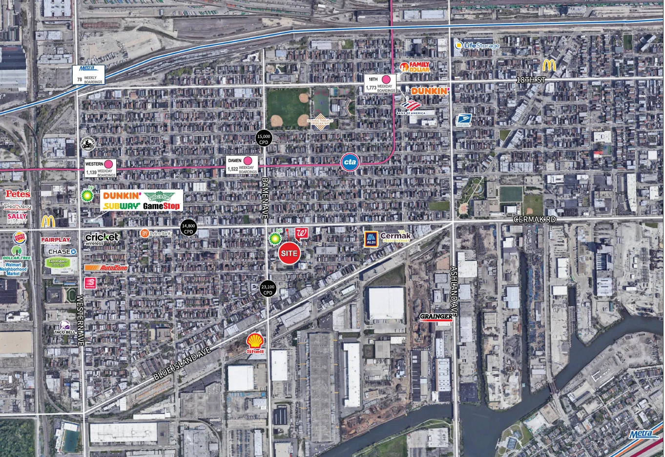 1931-1933 W Cermak Rd — Lease in Chicago, IL, photo 1 of 8