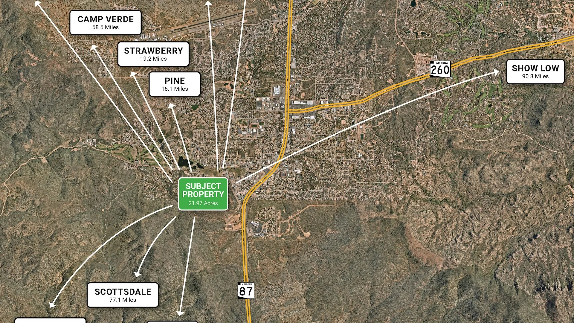 21.97 Acres — Sale in Payson, AZ, photo 2 of 3