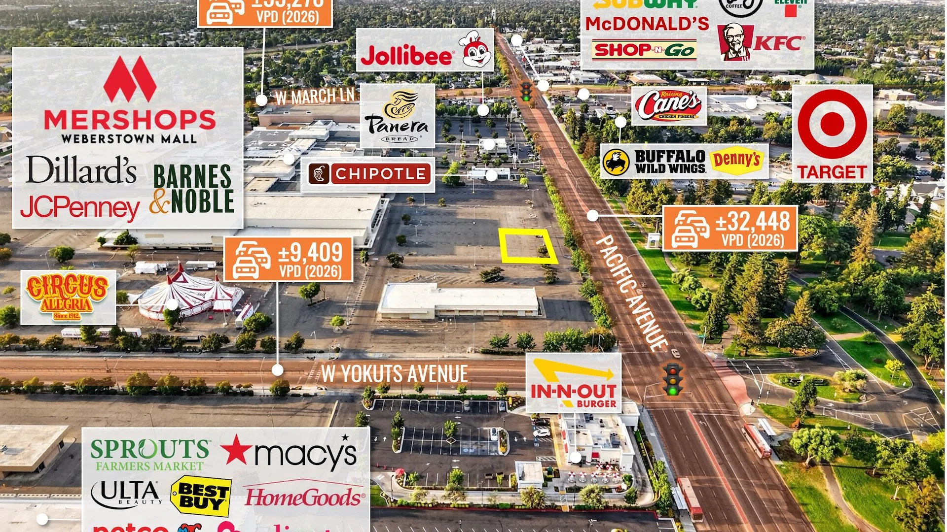 $1 Auction - REIT Sale | Weberstown Mall Outparcel |… — Sale in Stockton, CA, photo 1 of 5