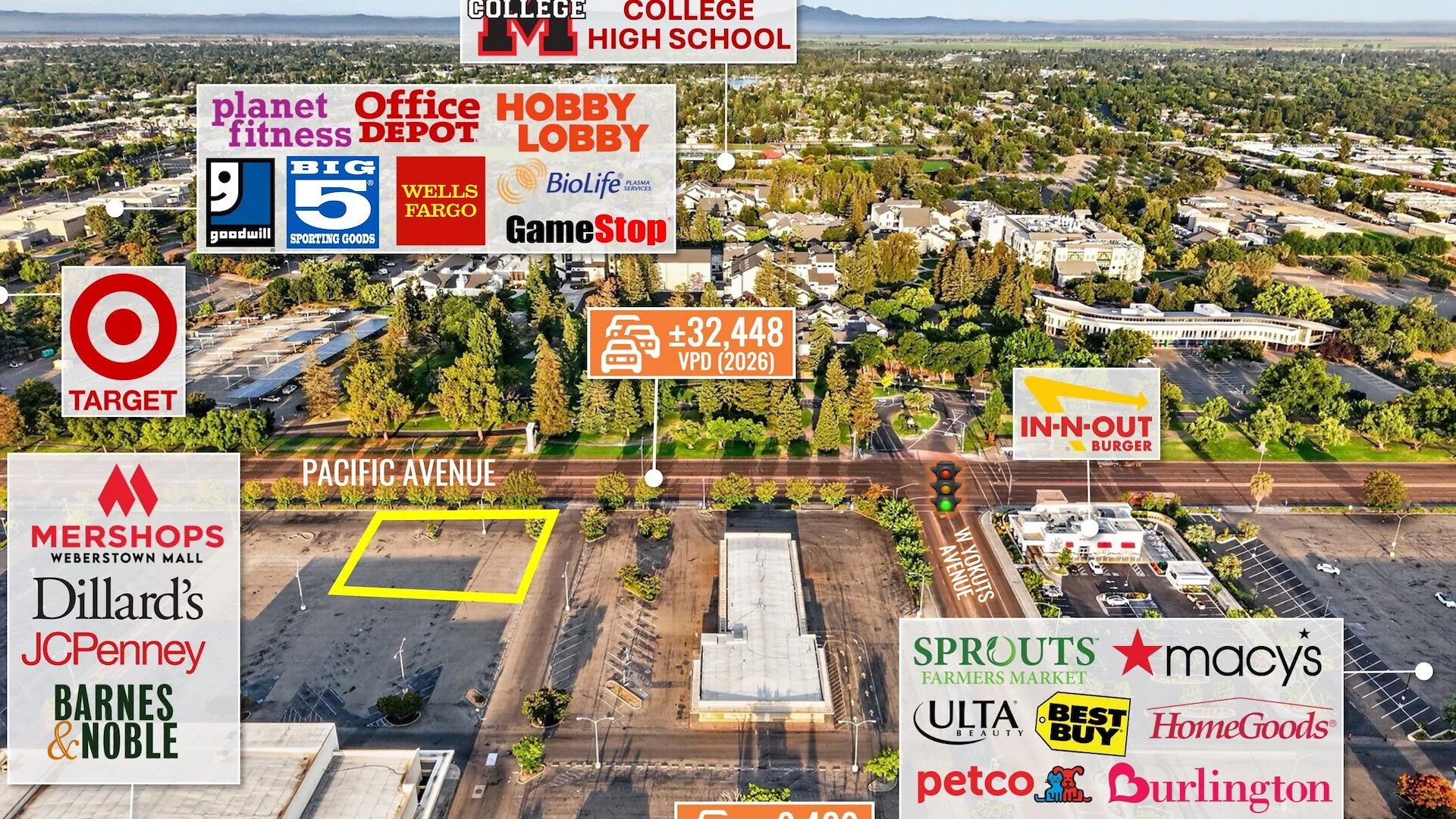 $1 Auction - REIT Sale | Weberstown Mall Outparcel |… — Sale in Stockton, CA, photo 4 of 5