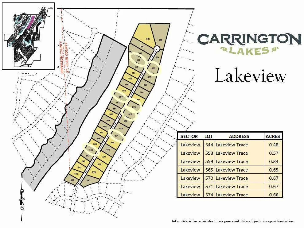 $1 Auction – Carrington Lakes | 15 Custom Home Lots,… — Sale in Trussville, AL, photo 6 of 8