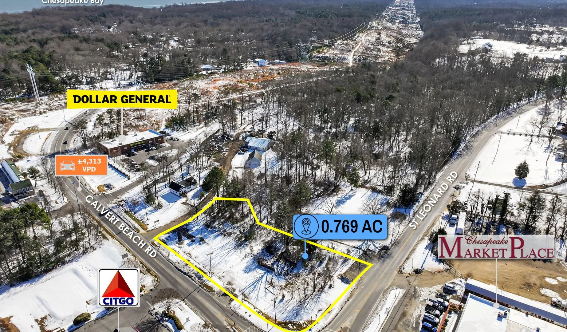 $1 Auction – Dollar General Adjacent Hard Corner… — Sale in Saint Leonard, MD, photo 8 of 8