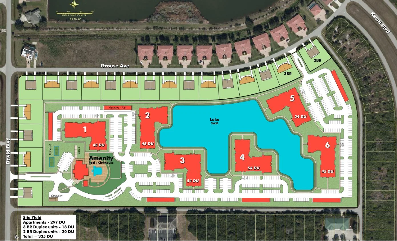 Entitled Multifamily & Townhome Development Site — Sale in Port Charlotte, FL, photo 1 of 5
