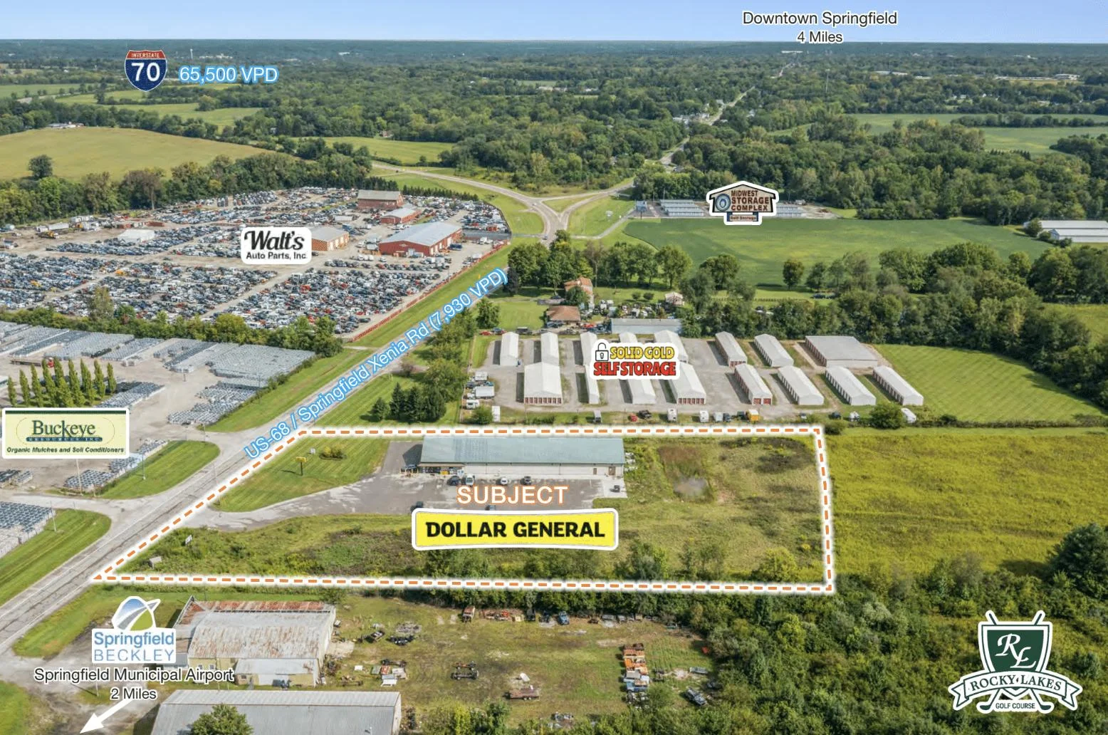 Dollar General | Double Net Lease | Proximity to… — Sale in Springfield, OH, photo 2 of 4