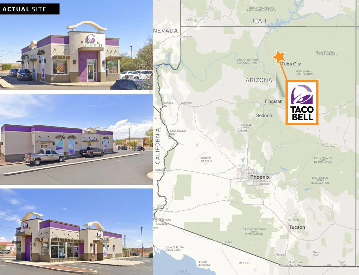 Absolute NNN Taco Bell in Arizona | HIGH TENANT… — Sale in Tuba City, AZ, photo 2 of 5