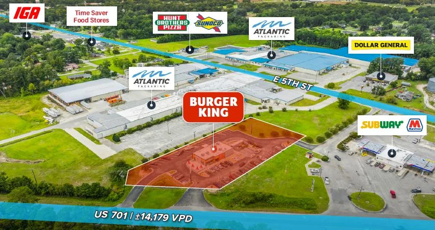 Burger King | Corp Guaranty | ±14-Yr NNN | 2025… — Sale in Tabor City, NC, photo 3 of 3