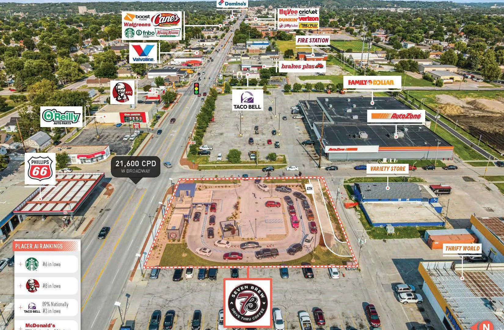 7 Brew & US Bank ATM Ground Leases — Sale in Council Bluffs, IA, photo 4 of 5
