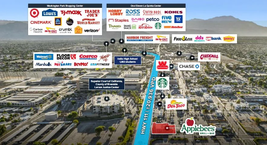 Applebee's | 7.00% CAP | NNN | Low Rent-to-Sales |… — Sale in Indio, CA, photo 3 of 3