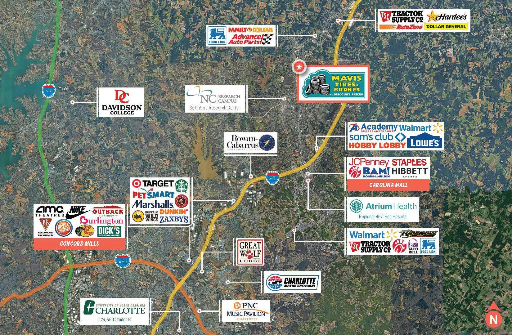 Mavis Tires & Brakes Sale-Leaseback — Sale in Kannapolis (Charlotte Msa), NC, photo 3 of 5