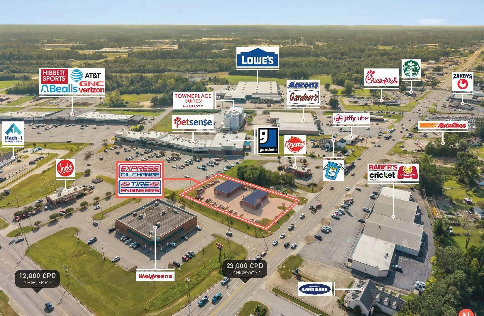 Express Oil Change Sale-Leaseback (Mavis Guaranty) — Sale in Corinth, MS, photo 5 of 5