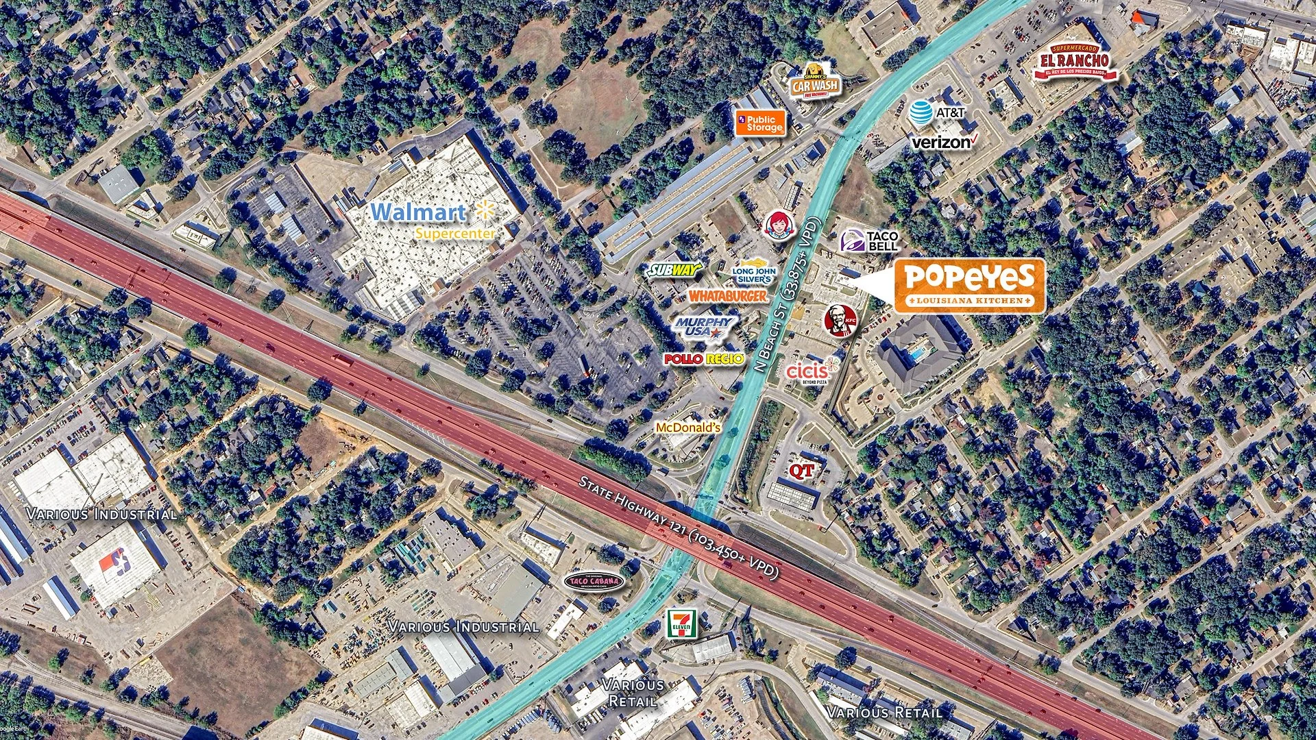 Popeyes w/ Dr-Thru | 20 Year Absolute Net Lease |… — Sale in Fort Worth, TX, photo 5 of 8