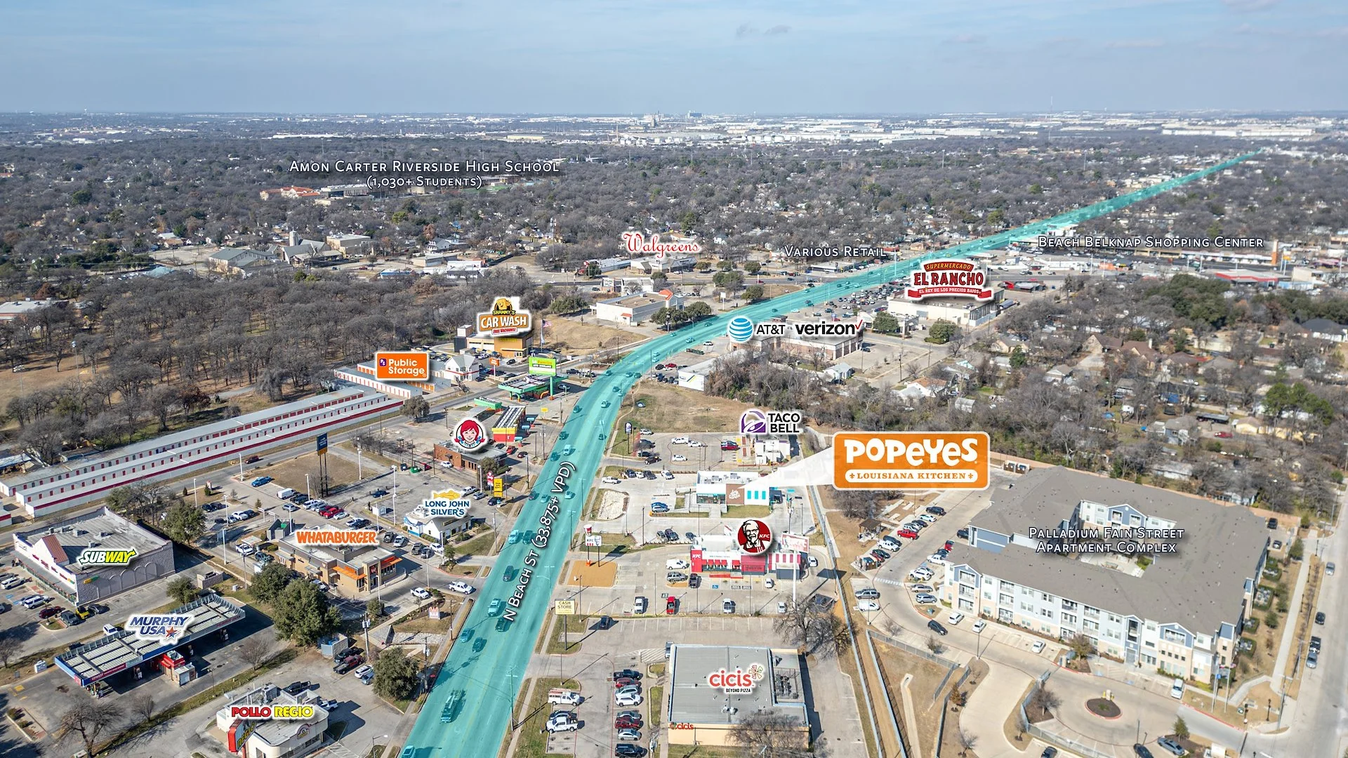 Popeyes w/ Dr-Thru | 20 Year Absolute Net Lease |… — Sale in Fort Worth, TX, photo 6 of 8