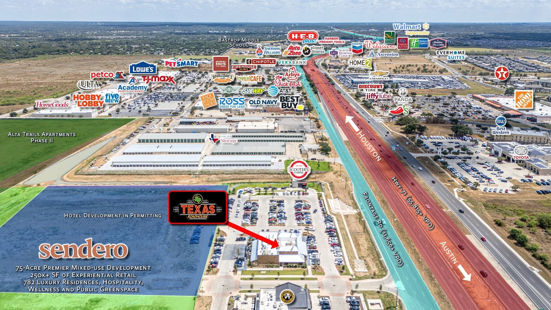 Corp. Texas Roadhouse (NASDAQ: TXRH) | 15Yr Abs. Net… — Sale in Bastrop (Austin Msa), TX, photo 6 of 8