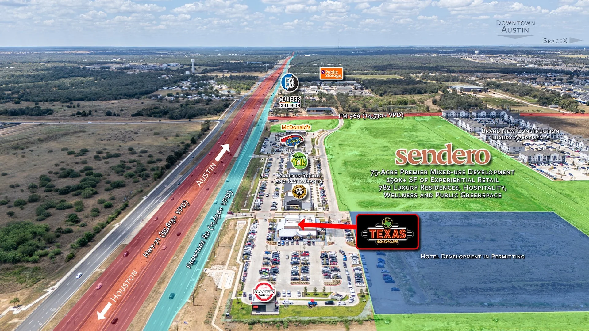 Corp. Texas Roadhouse (NASDAQ: TXRH) | 15Yr Abs. Net… — Sale in Bastrop (Austin Msa), TX, photo 7 of 8