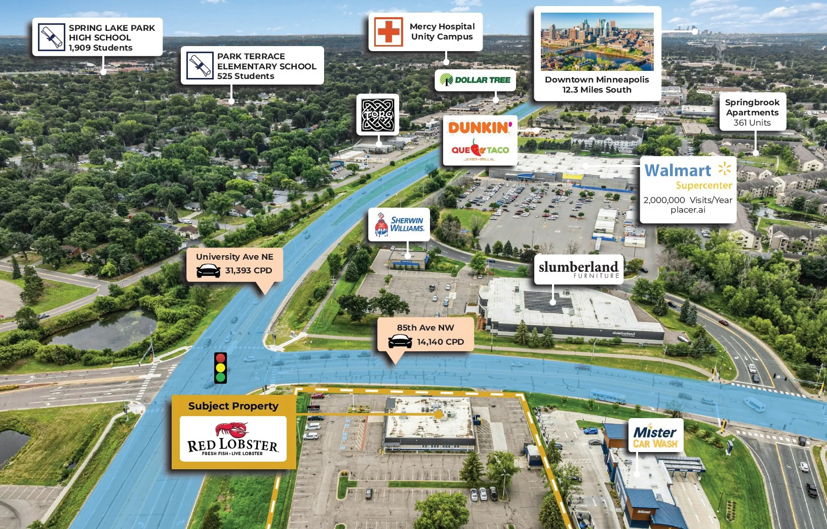 Red Lobster | Target Outparcel | 45,000+ Cars Per Day… — Sale in Minneapolis, MN, photo 4 of 4