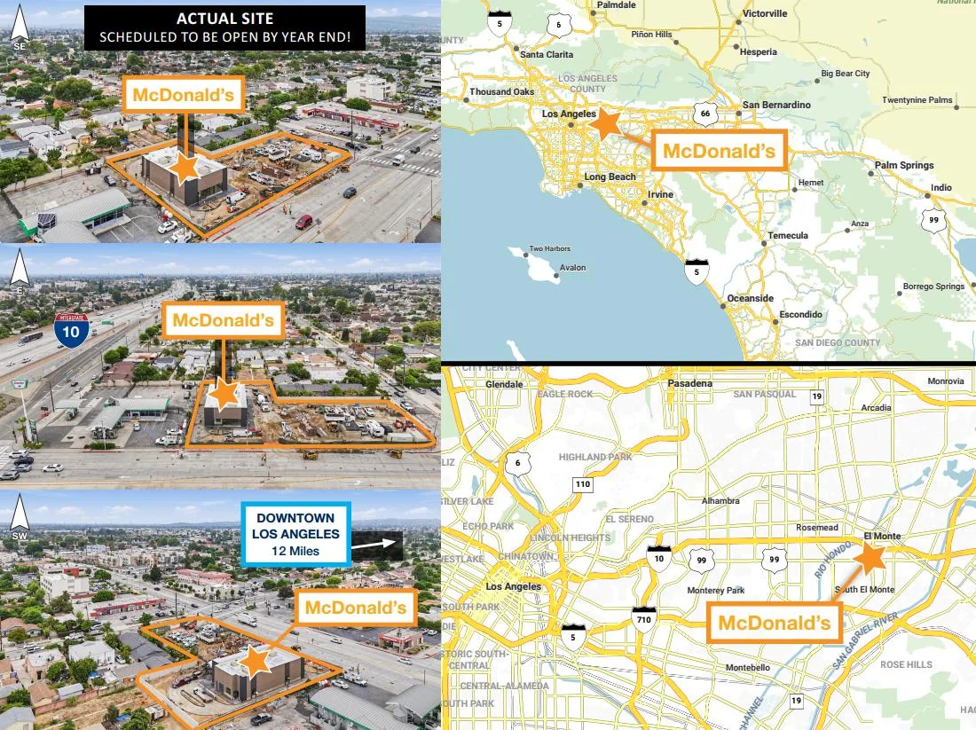 Brand New 2026 Construction NNN McDonald's - High… — Sale in El Monte, CA, photo 2 of 5