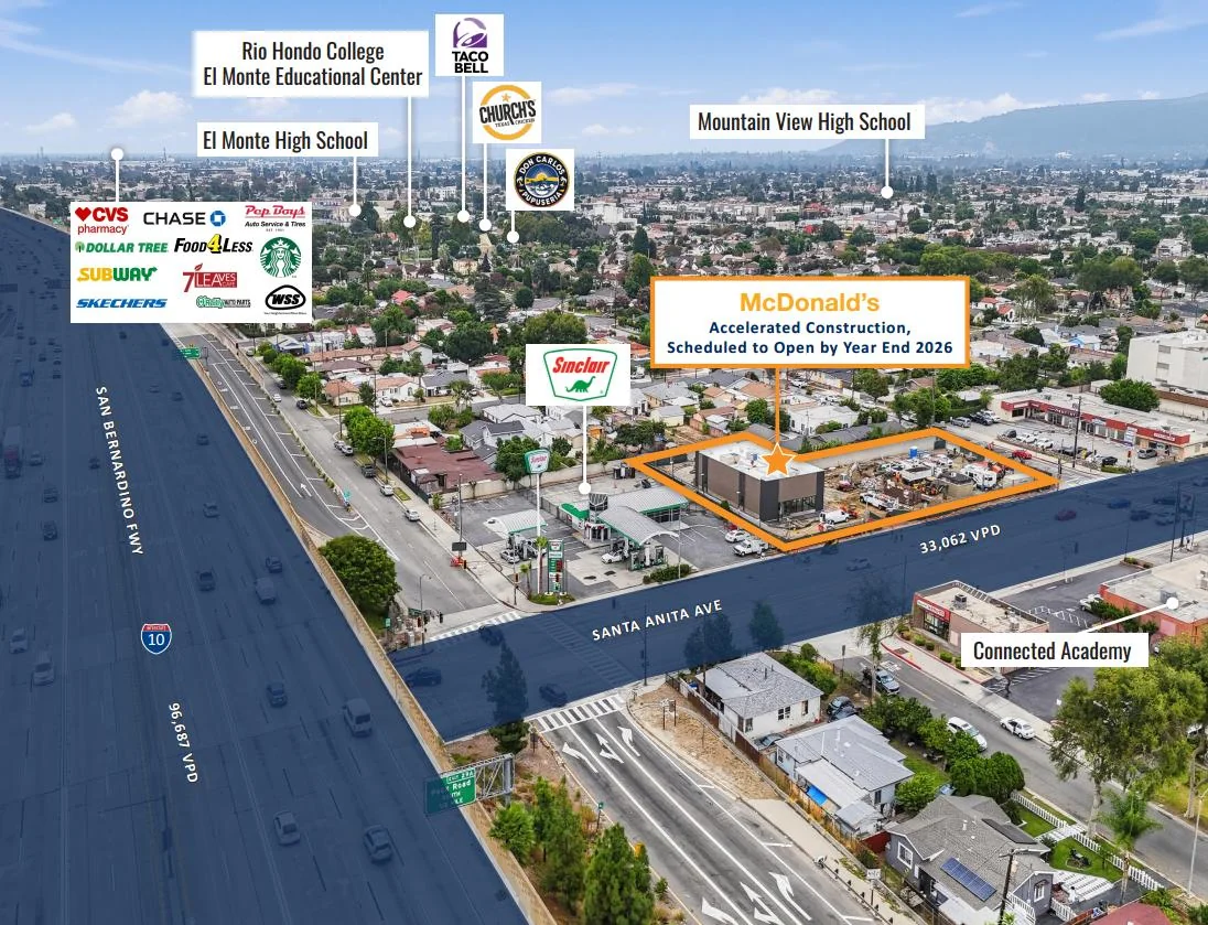 Brand New 2026 Construction NNN McDonald's - High… — Sale in El Monte, CA, photo 3 of 5