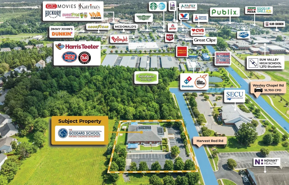 The Goddard School | 20-Year Lease w/2% Annual… — Sale in Indian Trail, NC, photo 3 of 3