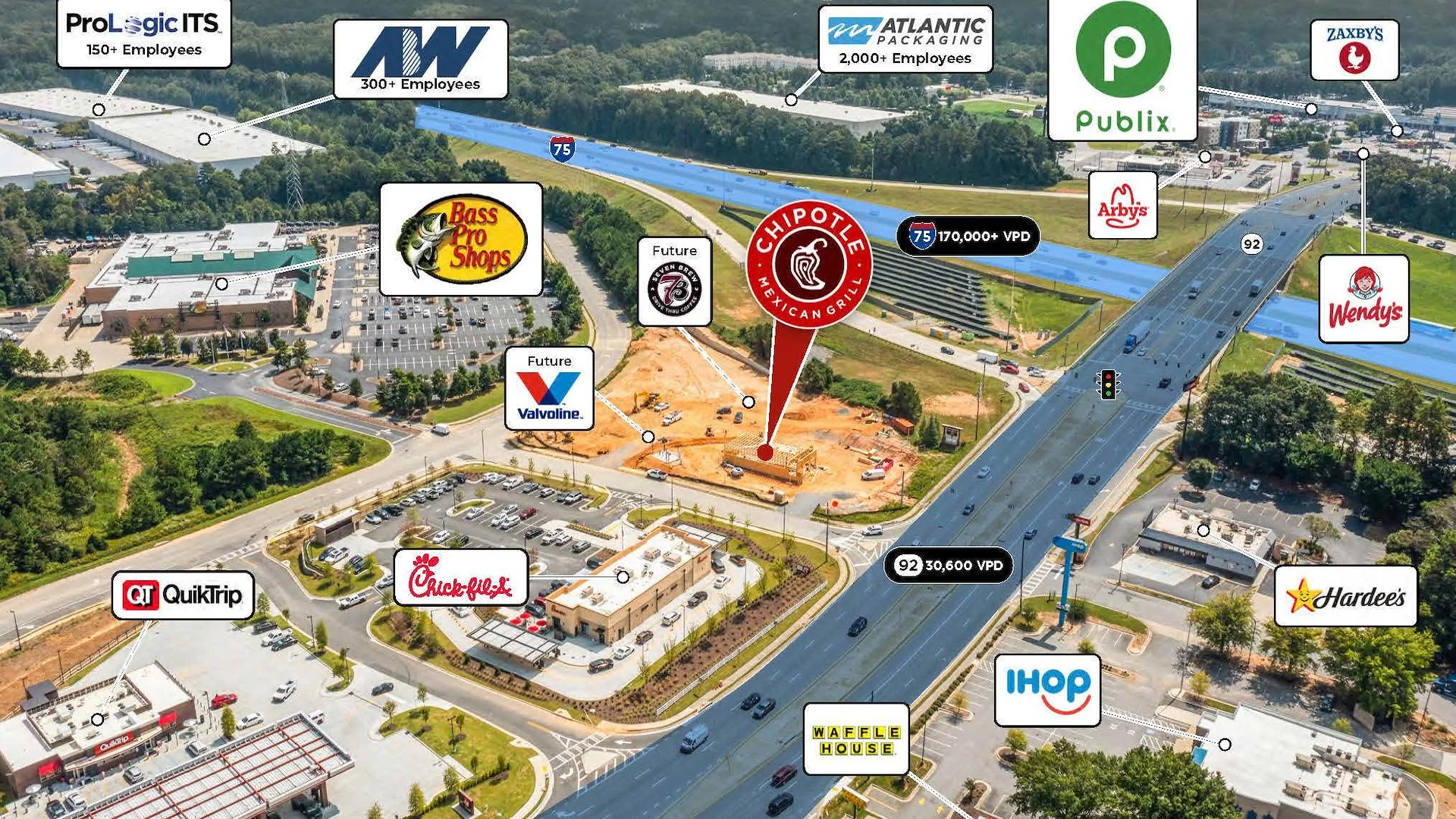Chipotle (North ATL) | Interstate Location (170K VPD) — Sale in Acworth, GA, photo 2 of 4