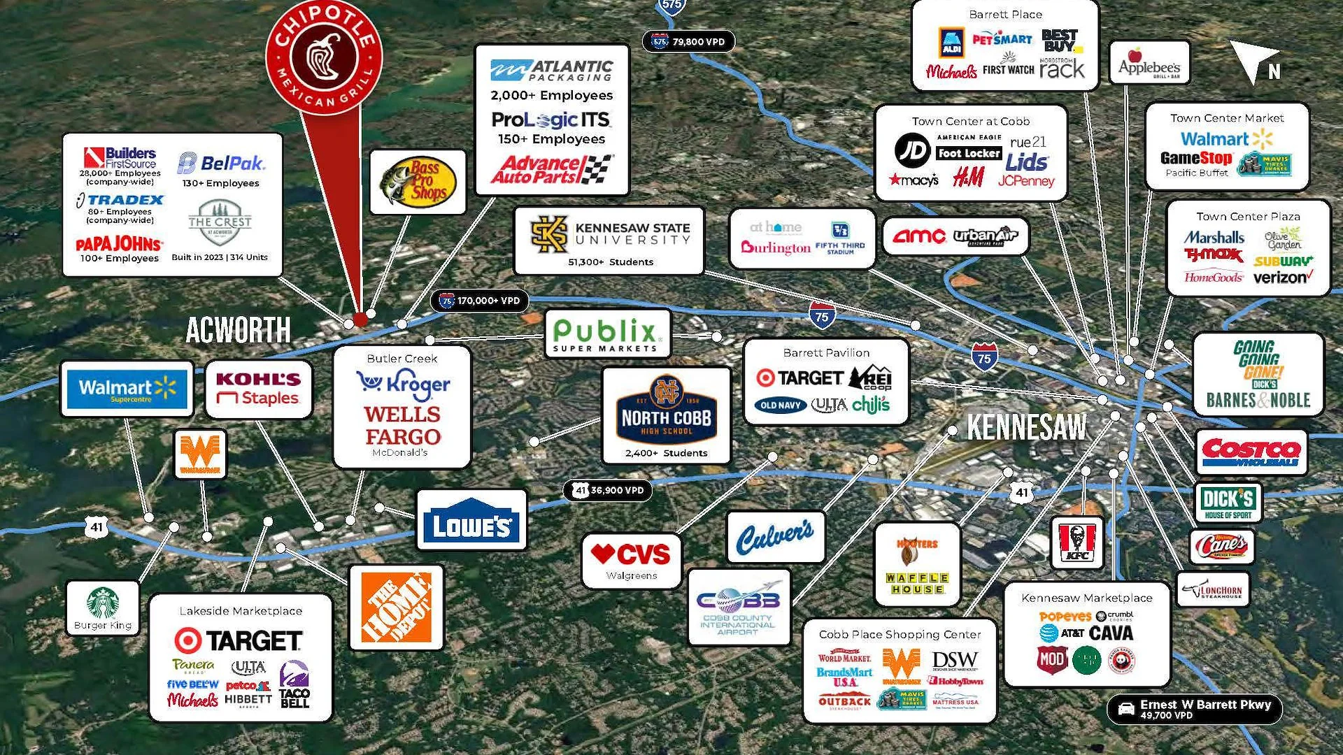 Chipotle (North ATL) | Interstate Location (170K VPD) — Sale in Acworth, GA, photo 4 of 4