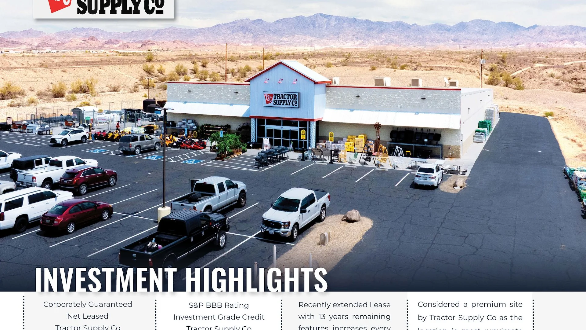 Tractor Supply Co | 13 Year Lease Term — Sale in Lake Havasu City, AZ, photo 2 of 8