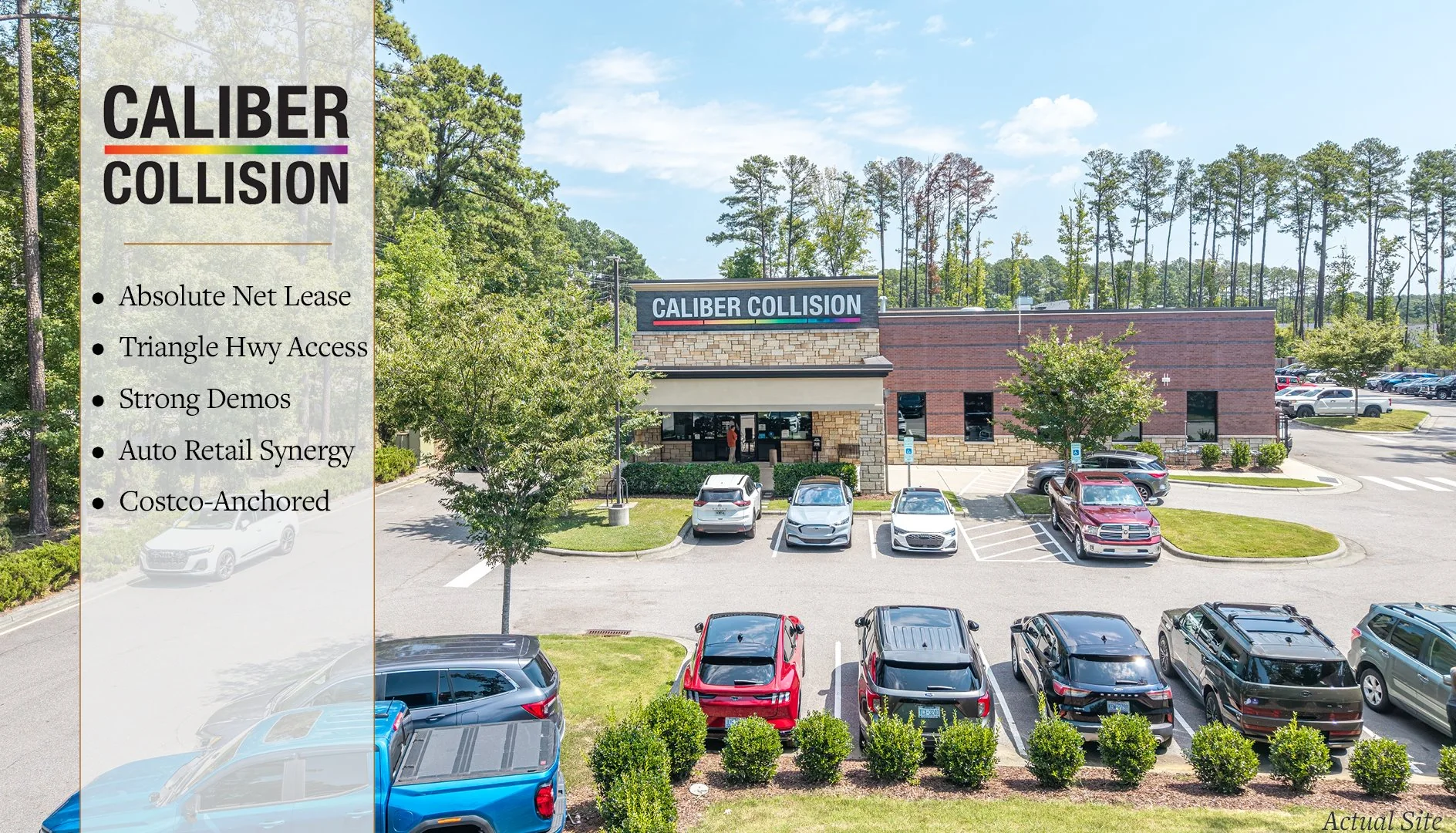 Caliber Collision | Fast-Growing Raleigh MSA | $159K+… — Sale in Apex (Raleigh Msa), NC, photo 1 of 8
