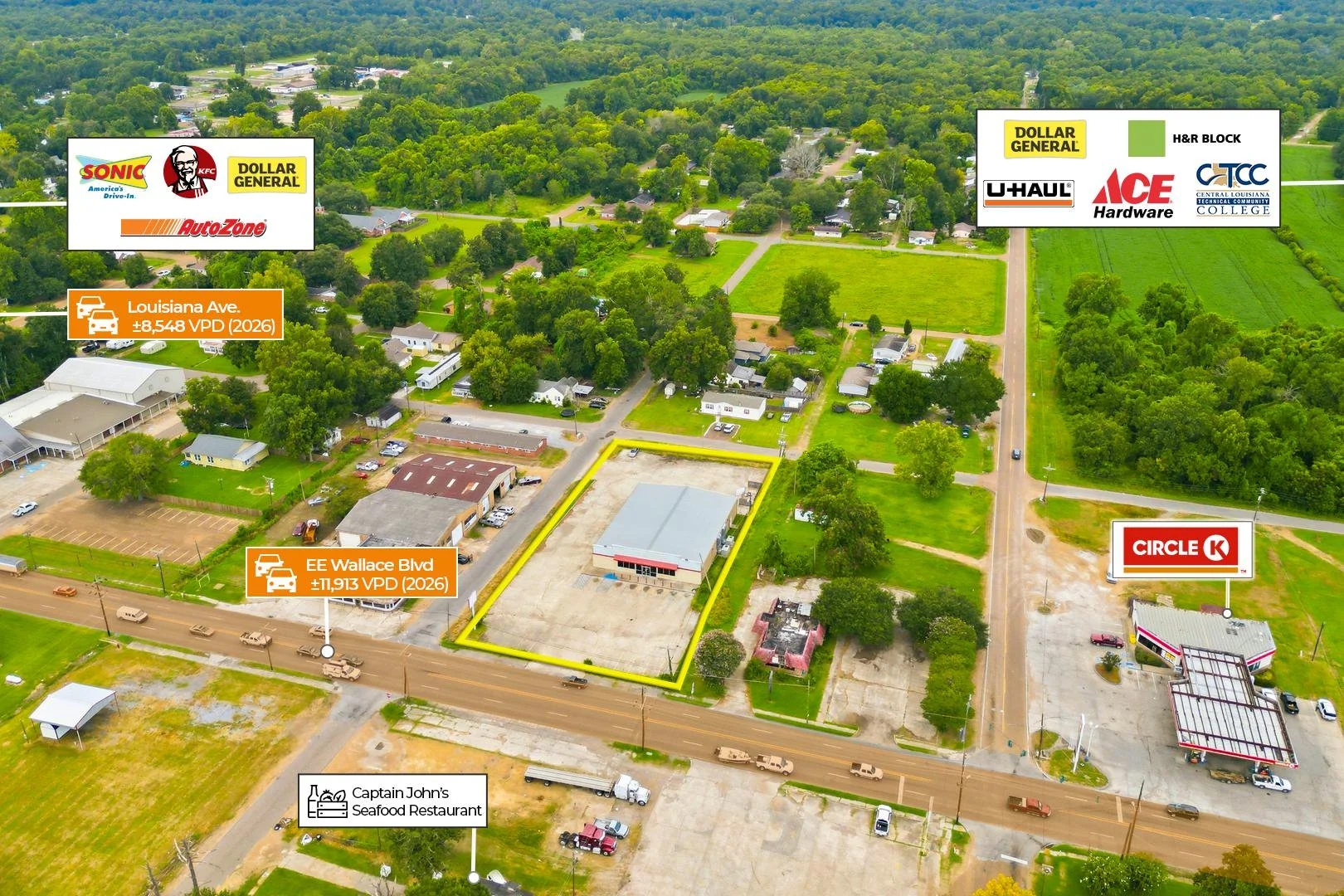1 Auction Former Family Dollar Built 2011 — Sale in Ferriday, LA, photo 1 of 1