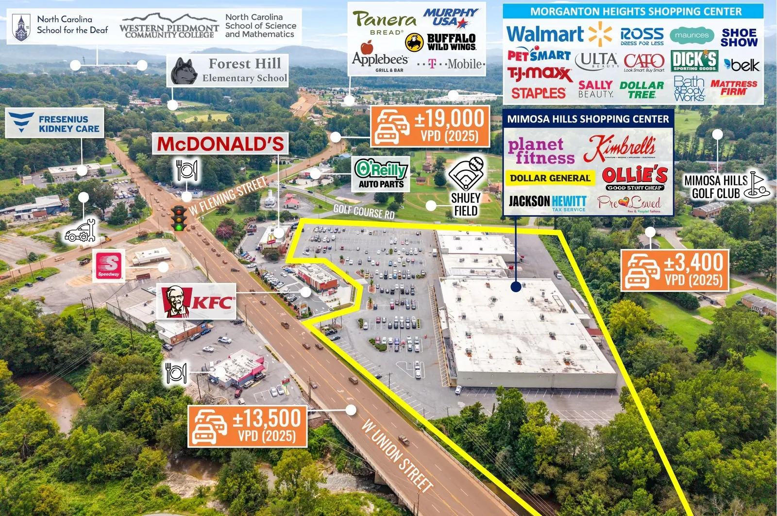 Auction - Charlotte CSA Retail Center | $518K NOI |… — Sale in Morganton, NC, photo 1 of 8