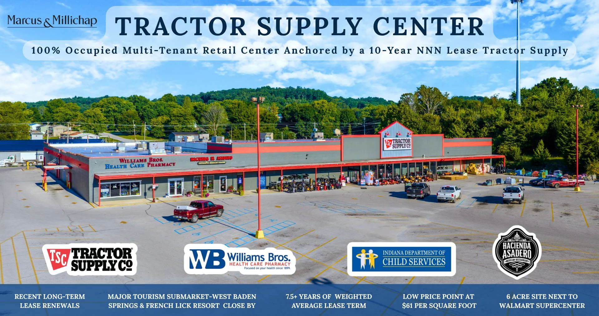 Tractor Supply Center | 100% Occupied | NNN Leases |… — Sale in Paoli, IN, photo 1 of 3