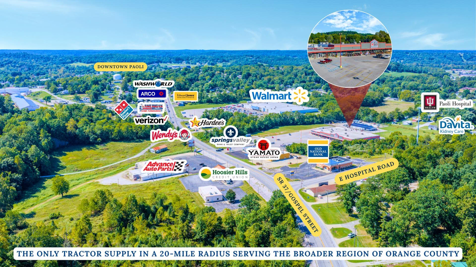 Tractor Supply Center | 100% Occupied | NNN Leases |… — Sale in Paoli, IN, photo 2 of 3